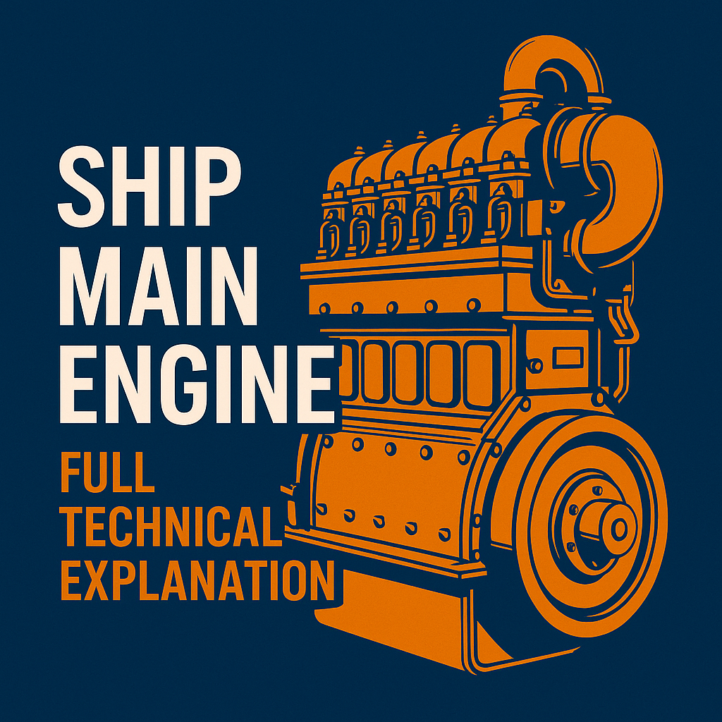 SHIP MAIN ENGINE – FULL TECHNICAL EXPLANATION - Merchant Navy Life